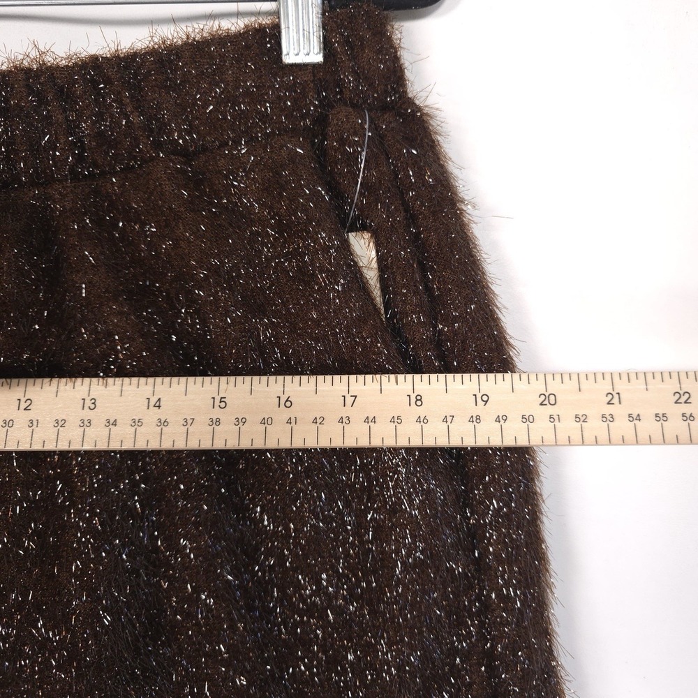 ANTHROPOLOGIE MAEVE Women's New Long Shorts MEDIUM Tinsel High Rise Pull On - Picture 7 of 16